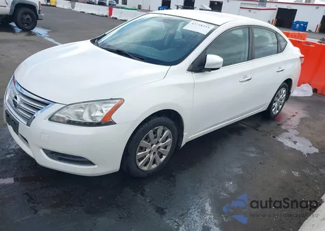 2013 Nissan Sentra S from USA, damaged, VIN 3N1AB7AP9DL741651